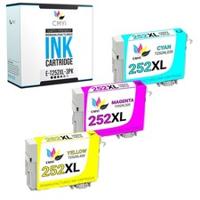 3PK CMYi Replacement 252XL Color Ink Cartridge for Epson Workforce WF7210 WF7610 picture