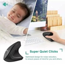 Anker Wireless 2.4G Ergonomic Vertical Optical Mouse - Black (‎AK-98ANWVM-UBA) picture