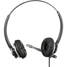 Plantronics HW720 EncorePro Black Stereo Headset QD Boom Mic 78714-101 805H6AA picture