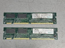 Lot of 2 Apacer 64MB PC133 SDRAM 168-Pin DIMM Desktop Memory RAM picture