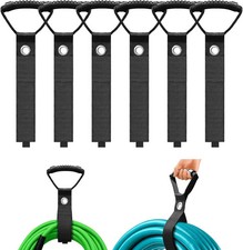 28 Inch Heavy Duty Storage Straps 6 Pack Adjustable Hook And Loop Cable Organ... picture