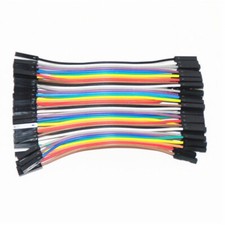 1PCS 40PCS Dupont Wire Jumper Cables 10cm Female To Female picture