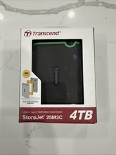 Transcend StoreJet 25M3C - 4 TB - 2.5'' - 3.2 Gen 1 (3.1 Gen 1) - Schwarz - Grün picture