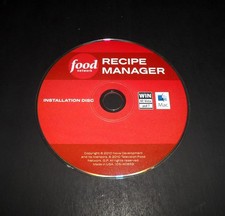 Food Network Recipe Manager (2010) Windows XP Vista 7 MAC Macintosh Disc Only picture