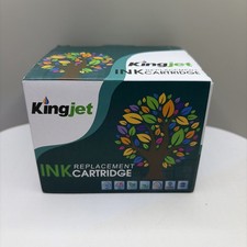 KINGJET LC401 Ink Cartridges Replacement for Brother LC401xl 4 Pack OPEN BOX-NEW picture