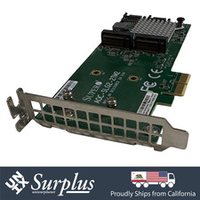 Supermicro AOC-SLG2-2TM2 Dual M.2 SATA RAID PCIe Controller Card Low Profile picture