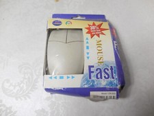 Vintage Serial Mouse  FAST MOUSE Model OK-520 New Damaged Box 520 DPI picture