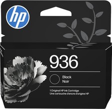 Genuine HP 936 Black Ink Cartridge (4S6V2LN) NEW/SEALED picture