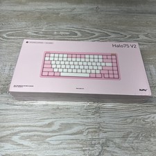 NuPhy Halo75 V2 QMK/VIA Wireless Mechanical Keyboard in Sakura Fizz LEMON Switch picture