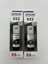 Epson 522 EcoTank Genuine Ink Ultra-high Capacity Black Bottle Twin size 65mlx2 picture