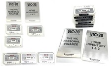 Vintage Lot Set of 6 Commodore VIC-20 Computer  Tape Cassette Programs UNTESTED picture