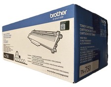 Genuine Brother TN-750 High Yield Black Toner Cartridge TN750 Sealed OEM Box picture