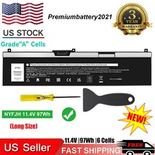 ✅LOT 97Wh NYFJH BATTERY FOR Dell Precision 7330 7530 7540 7730 7740 P74F P34E US picture