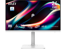 MSI 24 inch Full HD 144Hz IPS AMD FreeSync 1ms USB-C White Computer Monitor with picture