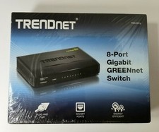 TRENDnet TEG-S81g 8-Port Gigabit GREENnet Switch Plug and Play, Factory Sealed picture