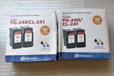 3 Packs Of Inkjet Cartridges Replaces Canon PG-240 Black CL-241 Color picture