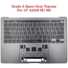 Grade A Space Gray Keyboard TopCase Battery A2171 Macbook Pro 13