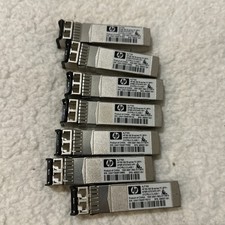 Used Lot of 7 Genuine HP 8G SW FC SFP+ (AJ718A) Transceiver Modules picture