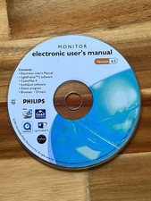 Philips Monitor Electronic User's Manual Version 4.3 PC CD Vintage 2001 picture