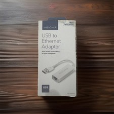 **LOT OF 40** Insignia NS-PU98505 USB 2.0 to Ethernet Adapter RJ-45 LAN Dongle picture