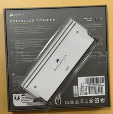 Corsair Dominator Titanium RGB 16GB (1x16GB) DDR5 DRAM 7000mhz - White - LED picture