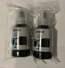 Epson 502 Black Genuine OEM Ink – 2-Pack – New Sealed picture