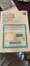 Microsoft Windows for Workgroups & MS-DOS OEM Certificate of Authenticity EN picture