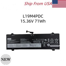Genuine L19M4PDC L19L4PDC Battery For Lenovo Yoga 7-14ITL5/-15ITL5 4ICP6/40/132 picture