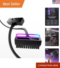 24PIN PC PSU Extension Cable ARGB LED, Copper Wire Motherboard Power Extensio... picture
