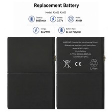For iPad 9 9th Gen 2021 A2602 A2603 A2604 Li-ion Battery Replacement 8827mAh US picture