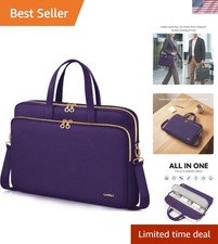Designer Violet Laptop Carrier for 15.6 inch - Stylish & Functional Briefcase picture