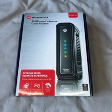 Motorola SURFboard Extreme Cable Modem DOCSIS 30 SB6121 Black Open Box picture
