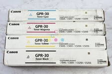 4 Cosmetic OEM Canon iRADV C5045,C5051,C5250,C5255 GPR-30 CMYK Toners picture