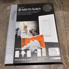 GE 12723 ADD-ON Switch ZW2004 For GE Smart Control  Zigbee, Z-Wave New Sealed picture