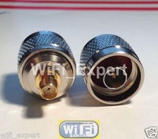 N Type Male Jack to SMA Female Plug straight RF adapter connector USA picture