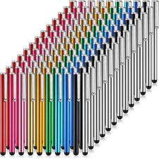 130 Pcs Universal Capacitive Stylus Pens for Touchscreens - 10 Colors, Writing & picture