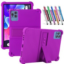 Silicone Case for Android Tablet 12 Inch Android 15 /14/13 Stand Cover + Stylus picture
