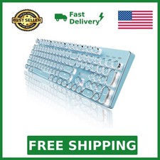 EWEADN TK950 Wireless Typewriter Mechanical Keyboard, Rechargeable Gaming Key... picture