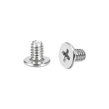 M2 x 3mm Laptop Computer Screws 3.8mm Dia Phillips Head Screw Silver Tone 200pcs picture