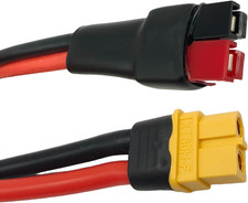 3.2Ft 10AWG XT60 to Anderson Adapter Extension Cable, XT60 Female to Anderson... picture
