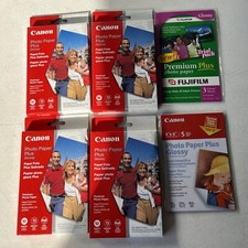 LOT OF 4 Canon 50 Sheets each Photo Paper Plus Glossy packs (37a) picture