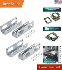 Reliable 2-Pack Hard Drive Metal Mounting Adapters for Optimal Storage picture