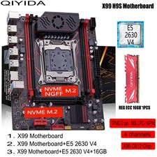 QIYIDA X99 H9S Motherboard Set Kit With LGA2011-3 Xeon E5 2630 V4 CPU DDR4 16GB picture