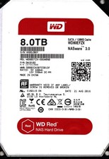 WD80EFZX-68UW8N0  P/N: 2W10102 WESTERN DIGITAL 8TB CHINA AUG 2016 picture
