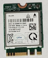 GENUINE DELL DW1820 WIRELESS WIFI 802.11 B/G/N/AC BT 4.1 - NOTEBOOK LAPTOP AIO picture