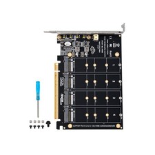 M.2 NVME SSD To PCIE X16 Adapter 4 Port NVMe To PCI-e Host Expansion Card Part picture