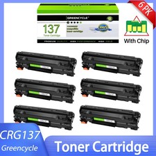 6PK Canon 137 CRG137 Toner Cartridge Replacement D570 LBP151dw MF232w MF249dw picture