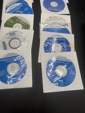 Vintage Lot of 10 Dell & OEM Recovery Driver Utility CDs - Roxio Epson BrandNew picture