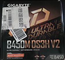 GIGABYTE B450M DS3H V2 AMD AM4 Motherboard mATX - Open Box picture