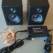 Audioengine A2 2.0 Wired Computer Speaker System, RCA Input, Black, Tested picture